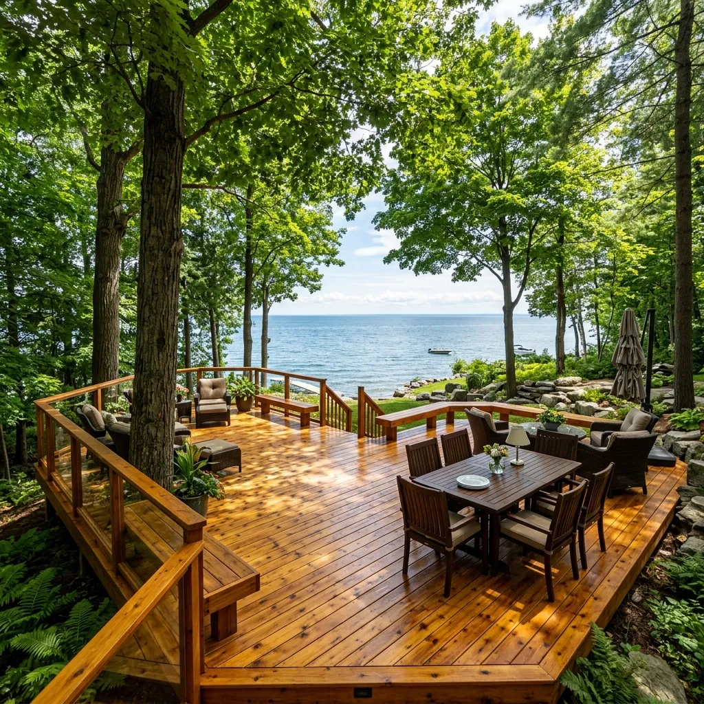 Best Deck Stain for Old Oakville Lakefront Homes: What Lake Ontario Actually Does to Cedar