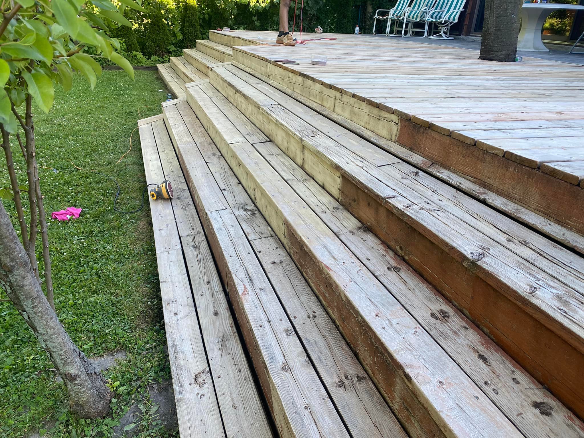 Tiered Deck Renewal - Before