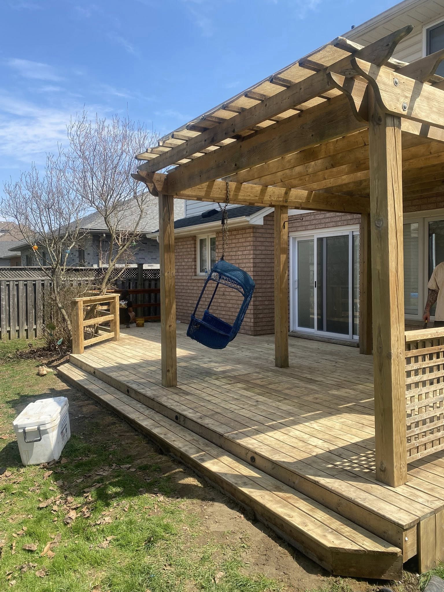 Pergola & Deck Transformation - Before