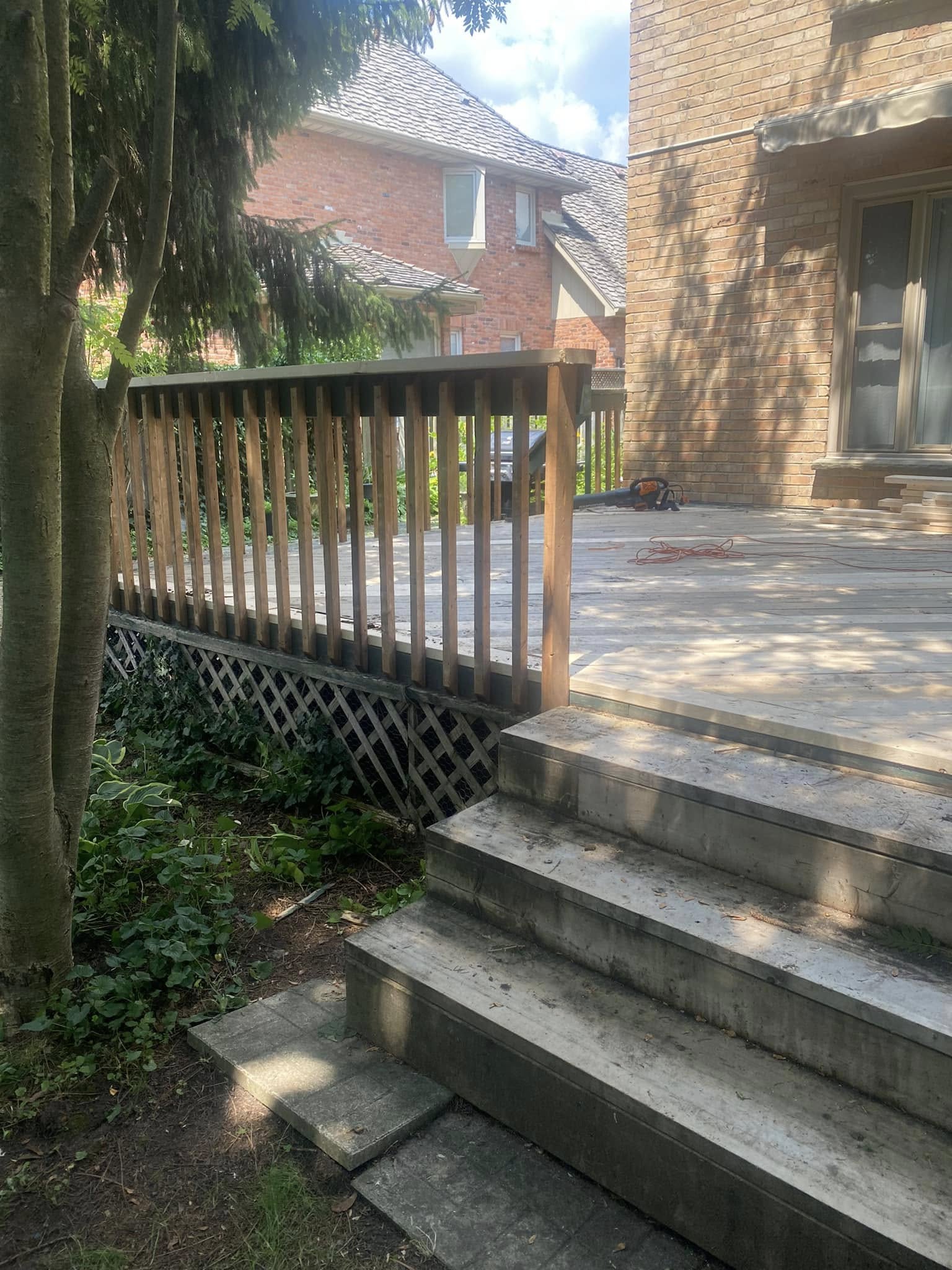 Classic Deck Painting - Before