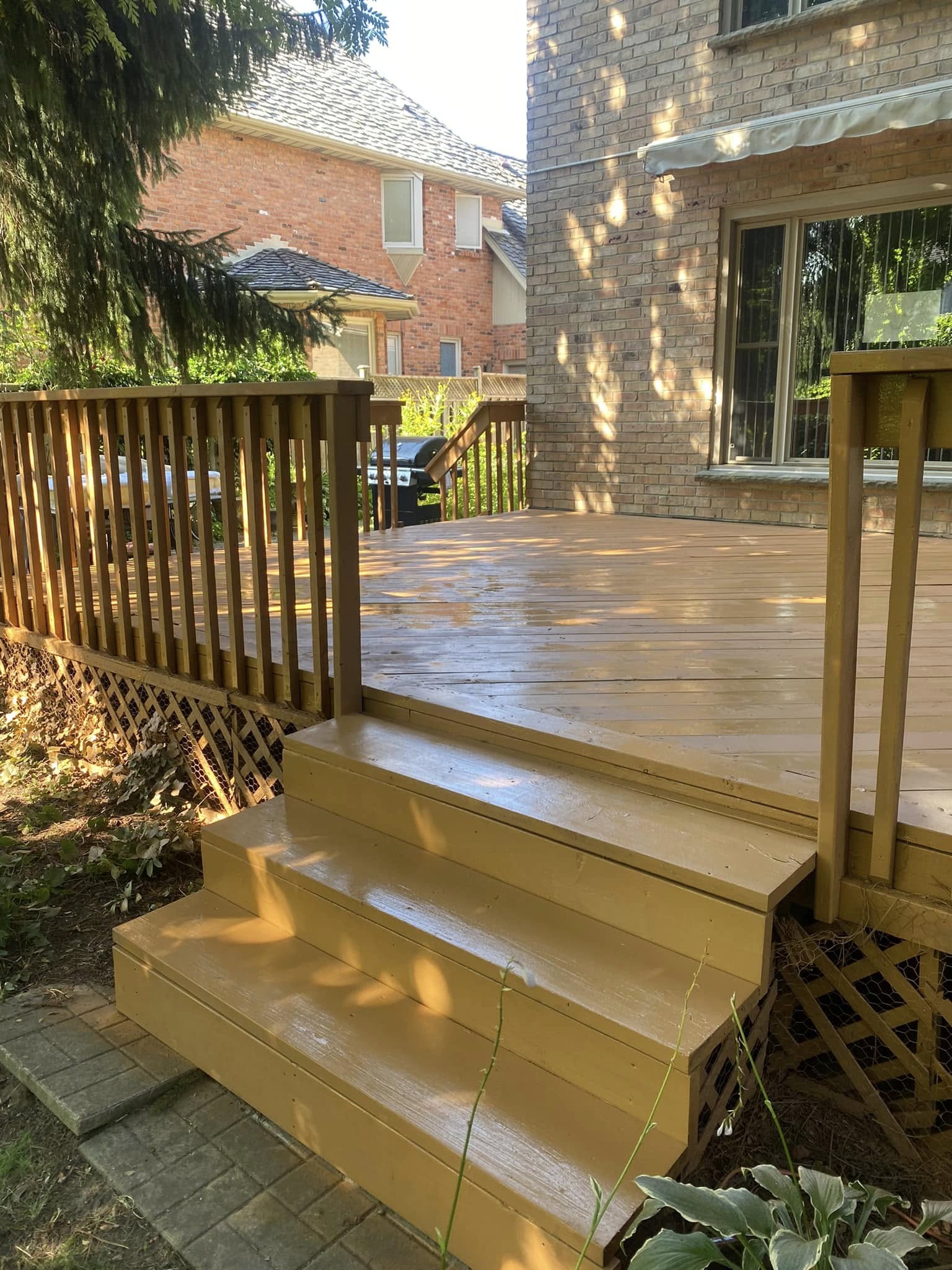 Classic Deck Painting - After