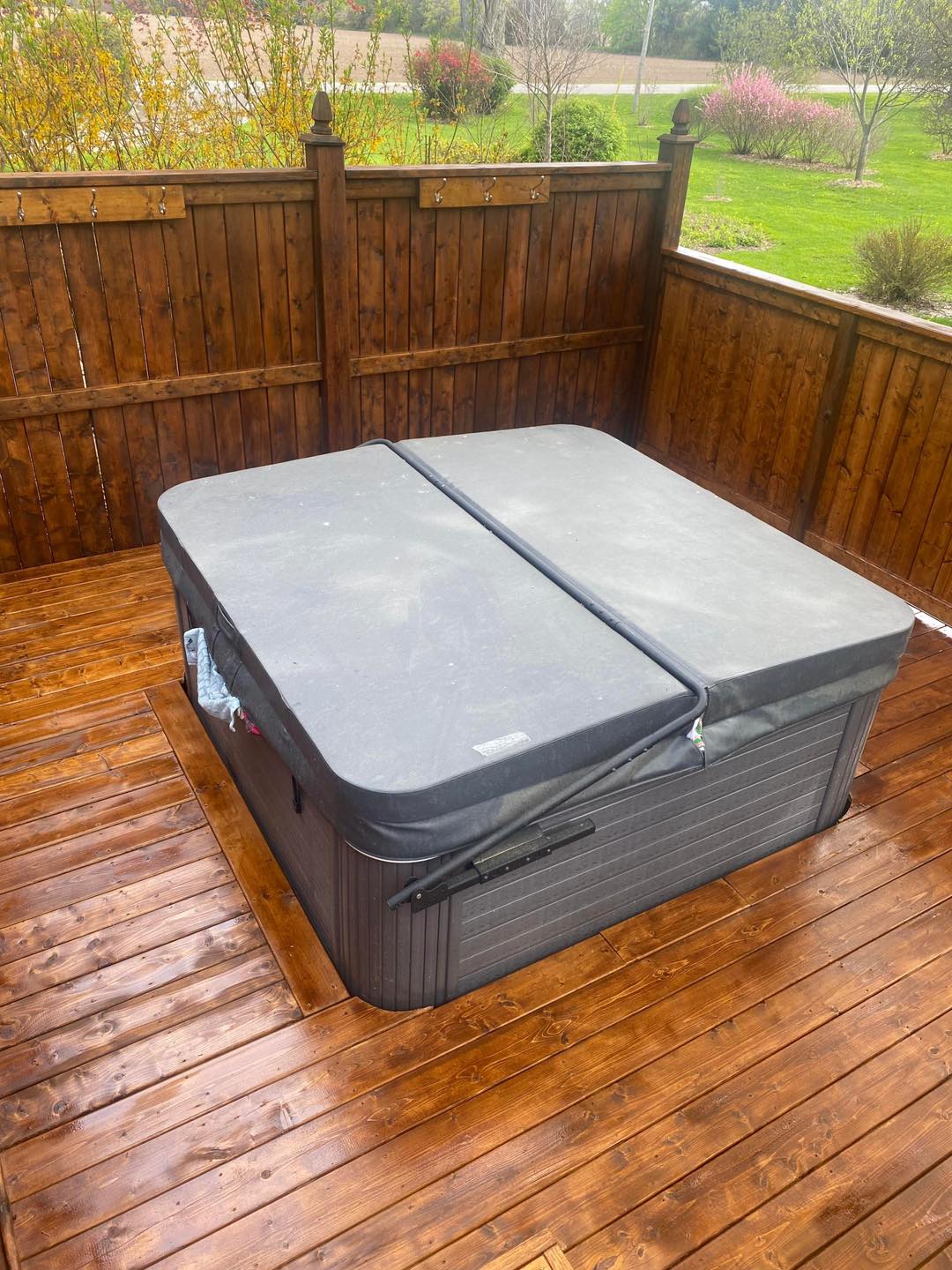 Hot Tub Deck Surround - After