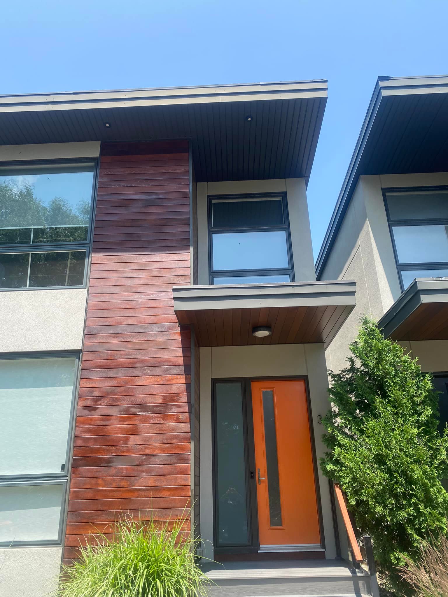 Deck board replacement and staining in Brampton