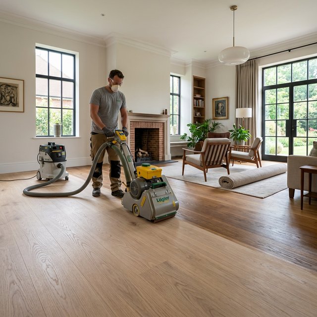 Beaver Wood Restoration team performing professional markham wood care and deck staining services