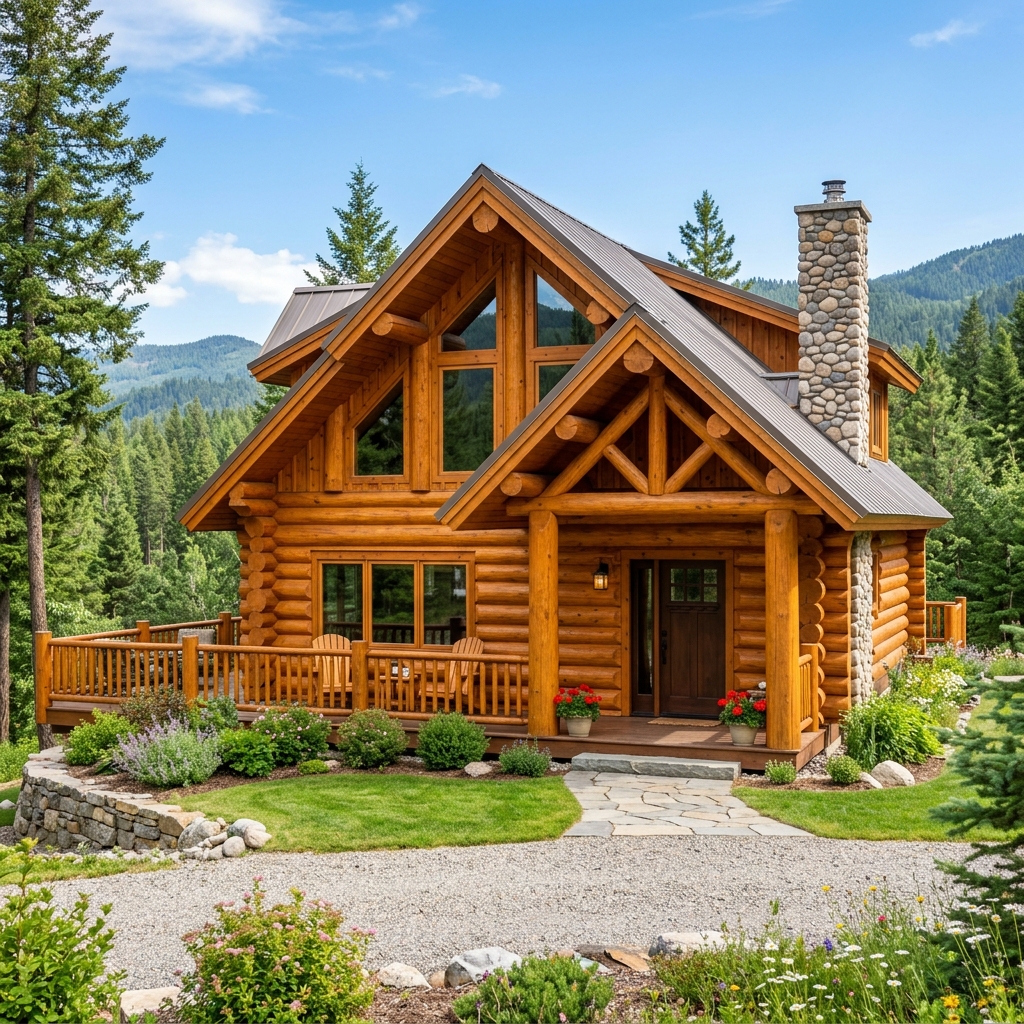 Kettleby White Pine Log Home Full Exterior Restoration