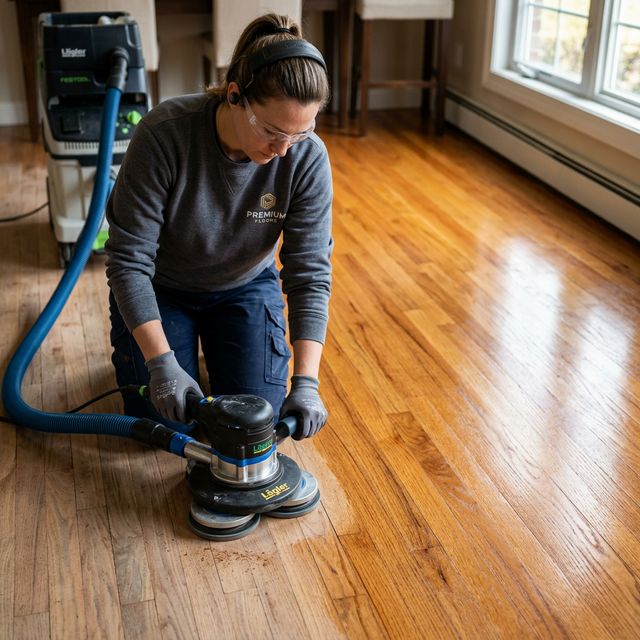 Finished wood restoration project by Beaver Wood in Vaughan